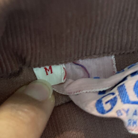 VTG Coverall Jumpsuit Womens M Corduroy Flare Wide Leg Groovy 70s Retro Brown - Picture 5 of 16